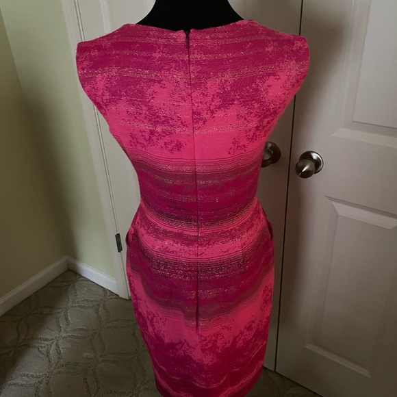 Lela Rose pink midi dress size 4 - Picture 9 of 10